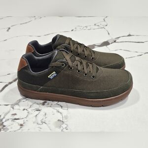 Lems Men’s Chillum Spruce Green Canvas Sneakers Shoes LEMS 302